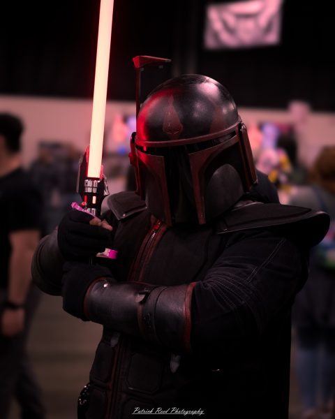 Mandalorian with Lightsaber – Motor City Comic Con, May 17th, 2025